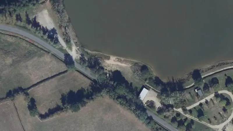 Vue aérienne : Etang du Marnant