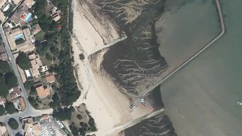 Vue aérienne : Plage du Gros Jonc