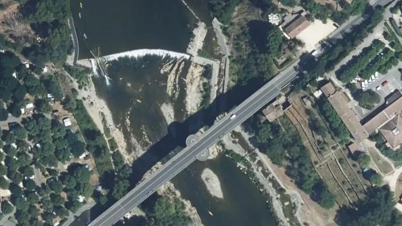 Vue aérienne : Baignade du Moulin a Vent