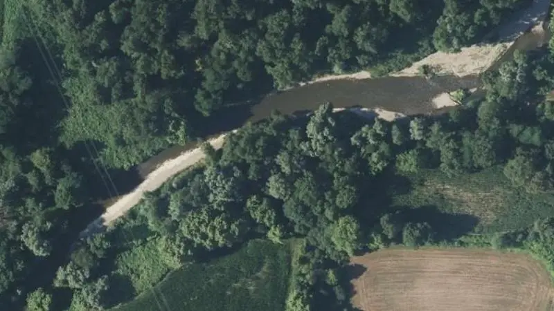 Vue aérienne : Plage du Vert