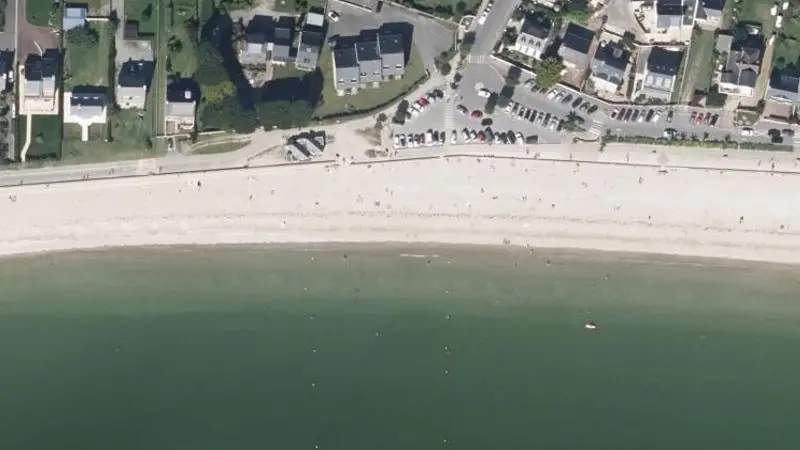 Vue aérienne : Grande Plage