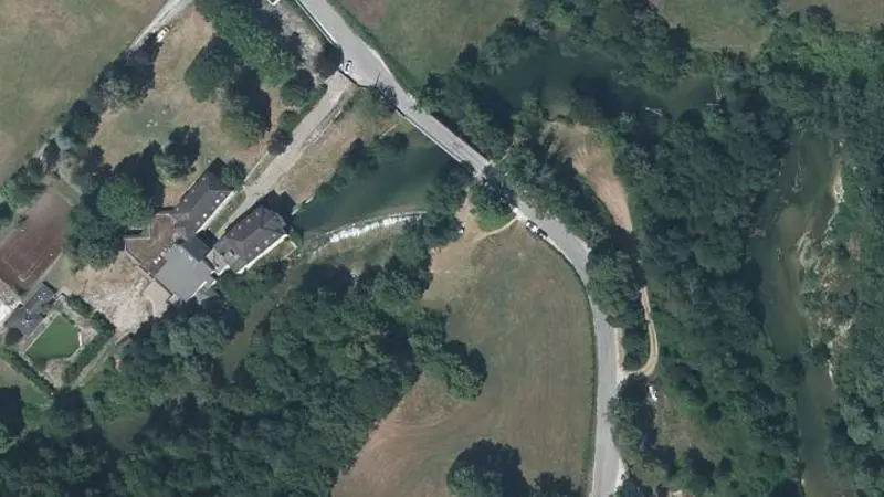 Vue aérienne : La Platière
