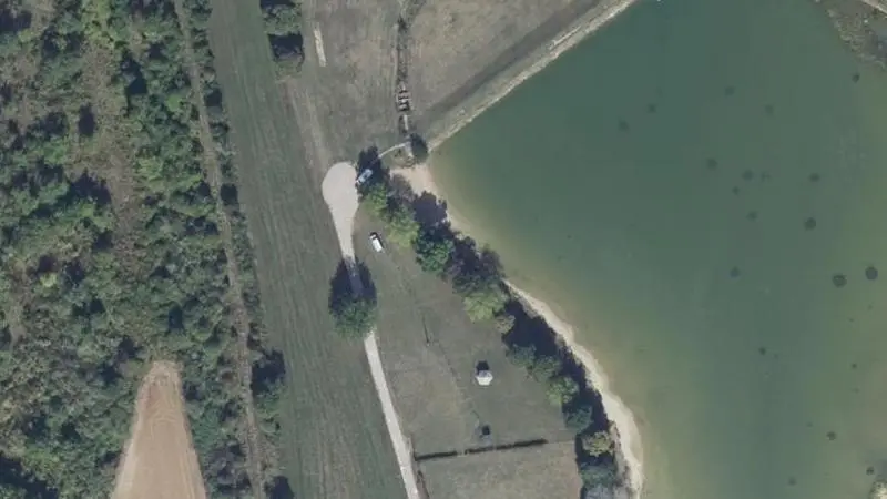 Vue aérienne : Etang du Moulin Naudin