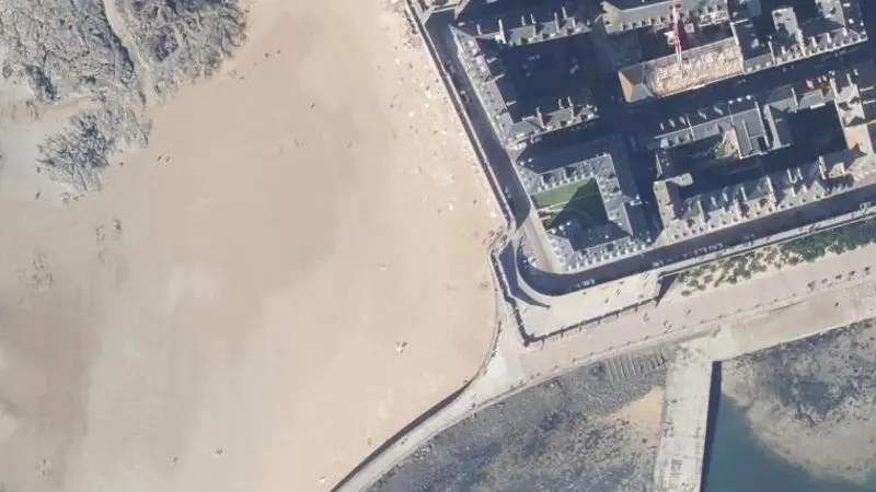 Vue aérienne : Le Mole