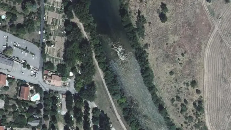 Vue aérienne : Les_prades