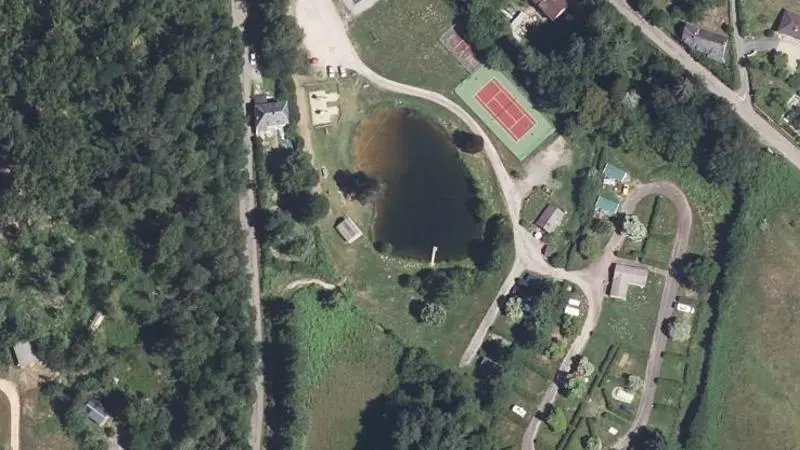 Vue aérienne : Plan d'eau Humbert